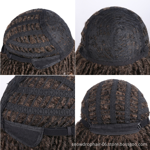 Dropshipping Wholesale Afro Dreadlocks Goddess Wigs Premium Cheap Synthetic Wigs Heat Resistant Synthetic Hair Wigs